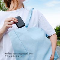 imoshion Powerbank compatta da 10.000 mAh – Powerbank piccola – Quick Charge e Power Delivery – Nero