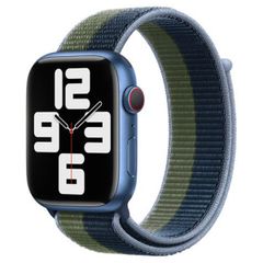 Apple Cinturino Sport Loop Apple Watch | 44/45/46/49 mm - Abyss Blue/Moss Green