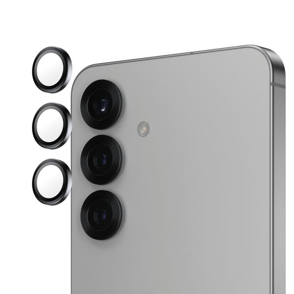 PanzerGlass Pellicole protettive fotocamera Hoops Optic Rings Samsung Galaxy S25 Edge - Nero