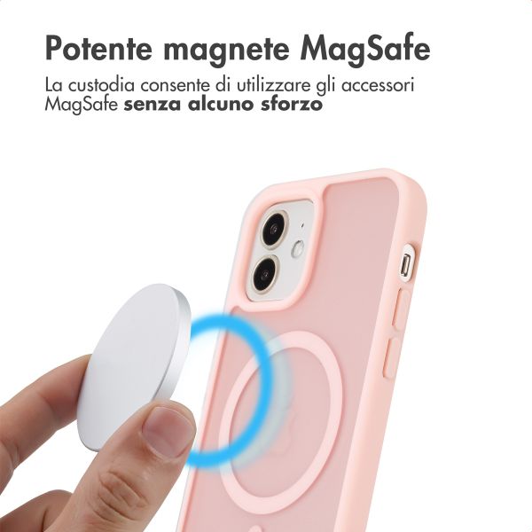 imoshion Cover posteriore Color Guard con MagSafe Apple iPhone 12 (Pro) - Rosa chiaro