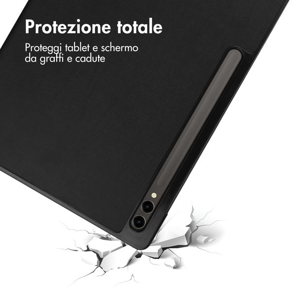 imoshion Cover a libro Trifold Samsung Galaxy Tab S10 Ultra / Tab S9 Ultra - Nero