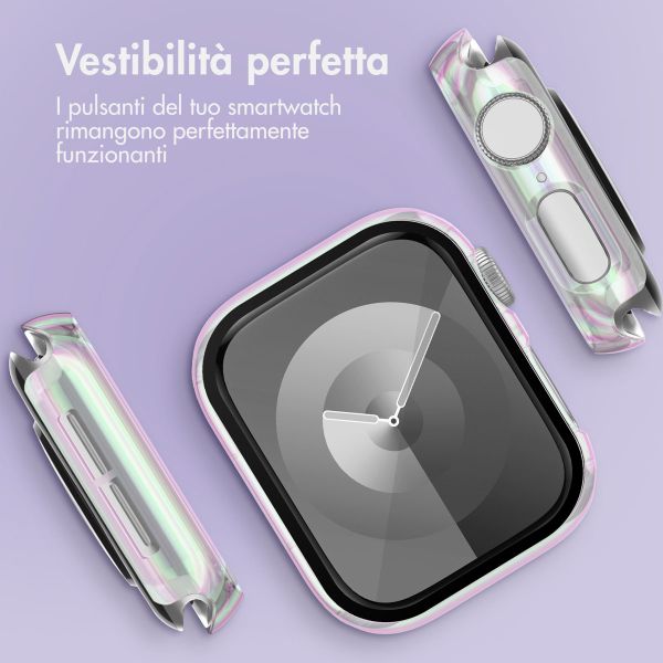 imoshion Cover rigida integrale lucida Apple Watch 4 / 5 / 6 / SE - 44 mm - Pearlescent