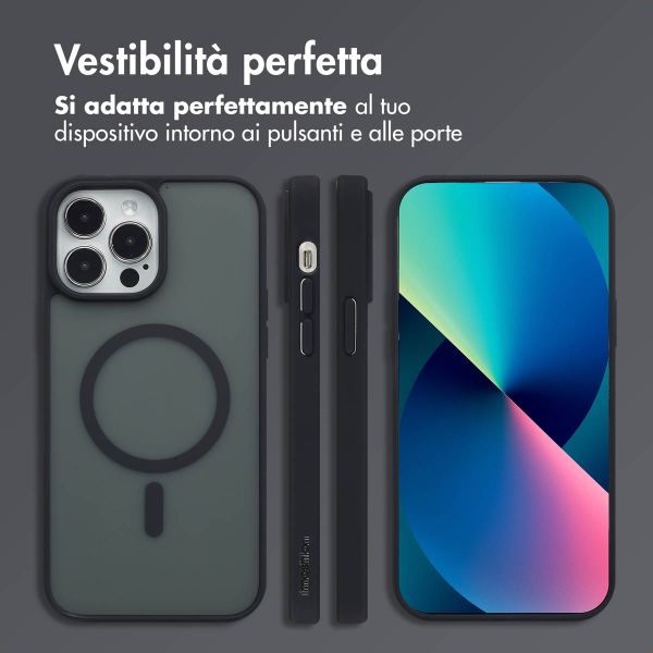 imoshion Cover posteriore Color Guard con MagSafe Apple iPhone 13 Pro Max - Nero