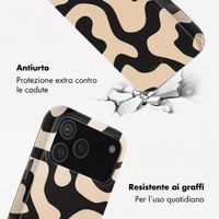 Selencia Cover posteriore Vivid con MagSafe Apple iPhone 18 Pro / 17 Pro - Art Wave Black