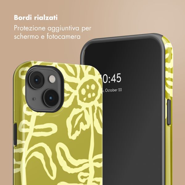 Selencia Cover posteriore Vivid con MagSafe Apple iPhone 14 - Chalky Bloom