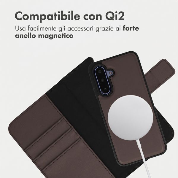 imoshion Cover a libro di lusso 2-in-1 rimovibile Samsung Galaxy A17 (5G) / (4G) - Marrone