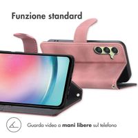 imoshion Cover a libro con Cordino Samsung Galaxy A25 (5G) - Rosa