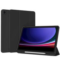 Accezz Cover a libro in silicone Smart Samsung Galaxy Tab A9 8.7 pollici - Nero