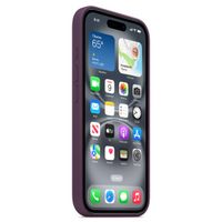 Apple Cover Posteriore in Silicone con MagSafe Apple iPhone 16 - Plum
