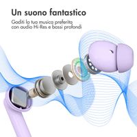 imoshion Aura Pro Auricolari in-ear wireless - Cancellazione attiva del rumore (ANC) - Lavender Lilac