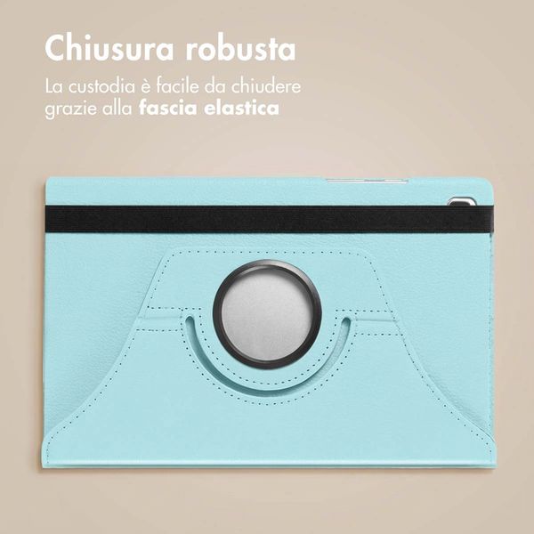 imoshion Cover Girevole a 360° Samsung Galaxy Tab A9 8.7 pollici - Azzurro