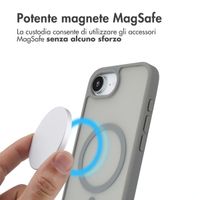 imoshion Cover posteriore Color Guard con MagSafe Apple iPhone 17e / 16e - Grigio