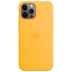 Apple Cover Posteriore in Silicone con MagSafe Apple iPhone 12 Pro Max - Sunflower