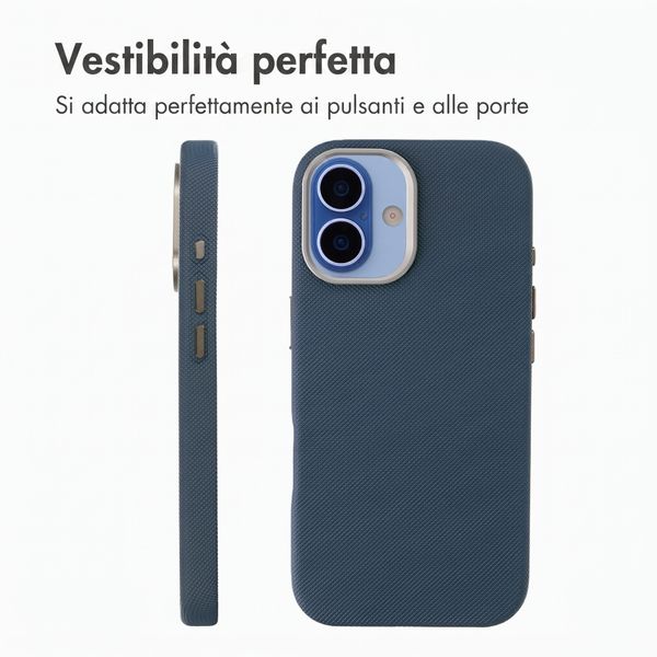 Accezz Cover Mesh con MagSafe Apple iPhone 17 - Blu scuro