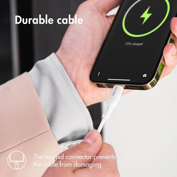Accezz Cavo da Lightning a USB-C - Certificato MFI - 1 metro - Bianco