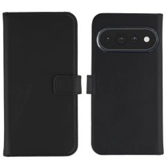 Selencia Cover a libro in vera pelle Google Pixel 11 / 11 Pro - Nero