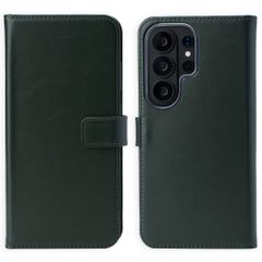Selencia Cover a libro in vera pelle Samsung Galaxy S26 Ultra - Verde