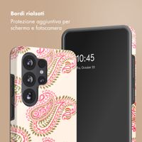 Selencia Cover posteriore Vivid con MagSafe Samsung Galaxy S26 Ultra - Paisley Blush