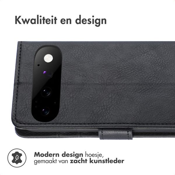 Luxe Bookcase Google Pixel 11 / 11 Pro - Zwart