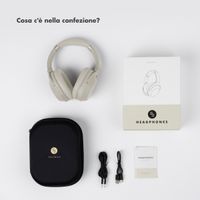 Selencia Cuffie wireless Urban Play - Cancellazione attiva del rumore (ANC) - Con cover - Melody Mist