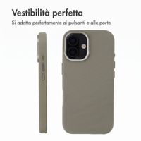 Accezz Cover Mesh con MagSafe Apple iPhone 16 - Grigio scuro