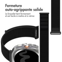 imoshion Nylon bandje Samsung Galaxy Watch Ultra (2024/2025) - Zwart