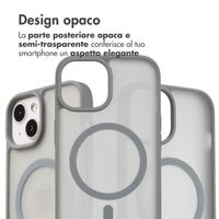imoshion Cover posteriore Color Guard con MagSafe Apple iPhone 14 / 13 - Grigio
