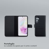 Selencia Libreria rimovibile Olyn con MagSafe Samsung Galaxy A35 / A55 - Nero