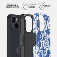 Burga Cover Posteriore Resistente con MagSafe Apple iPhone 15 - Nera