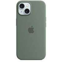 Apple Cover Posteriore in Silicone con MagSafe Apple iPhone 15 - Cypress