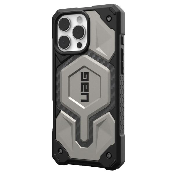 UAG Cover Posteriore Monarch Pro Apple iPhone 16 Pro Max - Titanium