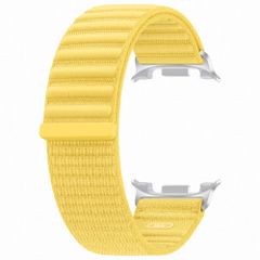 Samsung Cinturino in tessuto originale Samsung Galaxy Watch 9 (40/44mm) / Watch 8 (40/44mm) / Classic (46mm) - Taglia M/L - Giallo