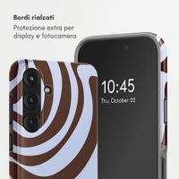 Selencia Cover Posteriore Vivid Samsung Galaxy S25 FE - Dream Swirl Chocolate
