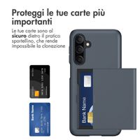 imoshion Cover Posteriore con Porta Carte Samsung Galaxy A27 (5G) - Blu scuro