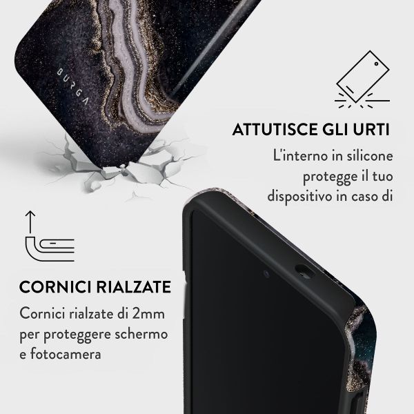 Burga Cover Posteriore Resistente Samsung Galaxy S25 - Magic Night