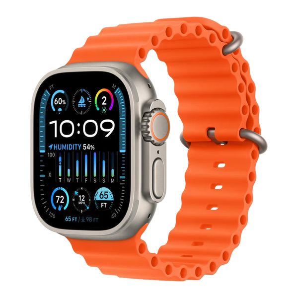 Apple Estensione per cinturino Ocean Apple Watch | 44/45/46/49 mm - Taglia XL - Arancio