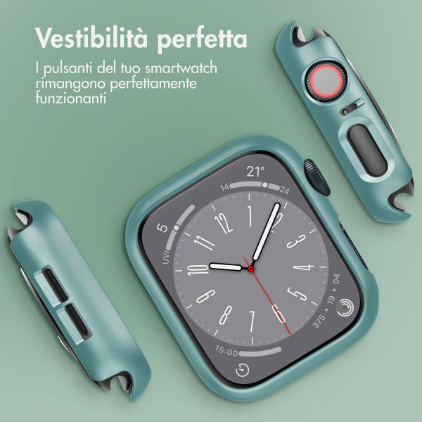 imoshion Cover rigida integrale Apple Watch 4 / 5 / 6 / SE - 40 mm - Verde scuro