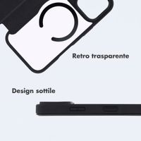 imoshion Bookcase trasparente con MagSafe Apple iPhone 18 Pro Max / 17 Pro Max - Nero