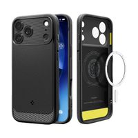 Spigen Cover Rugged Armor con MagSafe Apple iPhone 17 Pro Max - Matte Black