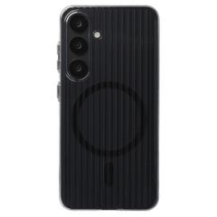 Accezz Cover Lite con MagSafe | Fluted | Samsung Galaxy S25 - Glossy Black