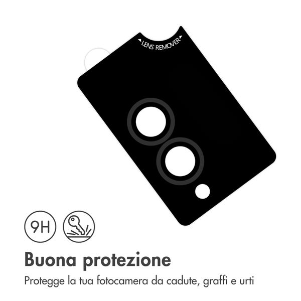 imoshion Set da 2 protezioni per obiettivo fotocamera per Samsung Galaxy S25 Edge