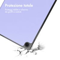 imoshion Cover a libro Trifold Samsung Galaxy Tab A9 Plus - Lilla