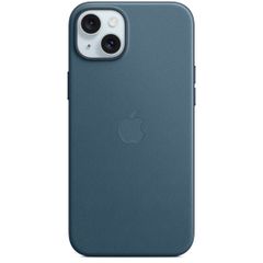 Apple Cover Posteriore FineWoven con MagSafe Apple iPhone 15 Plus - Pacific Blue