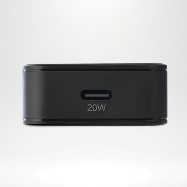 Accezz Caricabatterie GaN Ultra Slim - USB-C - 20 W - Nero