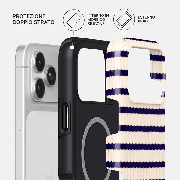 Burga Cover Posteriore Resistente con MagSafe Apple iPhone 17 Pro - Old Money
