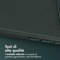 Accezz Cover in Pelle con MagSafe Apple iPhone Air - Cedar Green