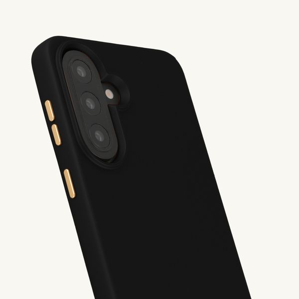 Selencia Cover posteriore Rivièra con MagSafe con ganci rimovibili Samsung Galaxy A57 (5G) - Velvet Black