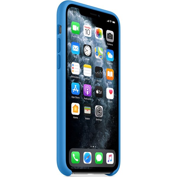 Apple Cover in Silicone Apple iPhone 11 Pro - Surf Blue