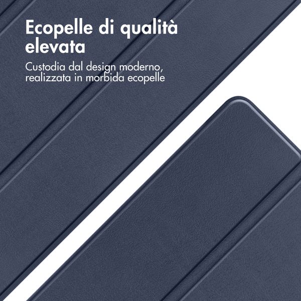 imoshion Cover a libro Trifold Apple iPad 11 (2025) 11 pollici A16 / iPad 10 (2022) 10.9 pollici - Blu