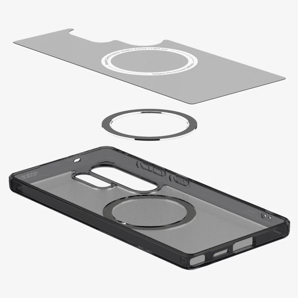 Spigen Cover Posteriore Ultra Ibrida con MagSafe Samsung Galaxy S25 Ultra - Frost Black